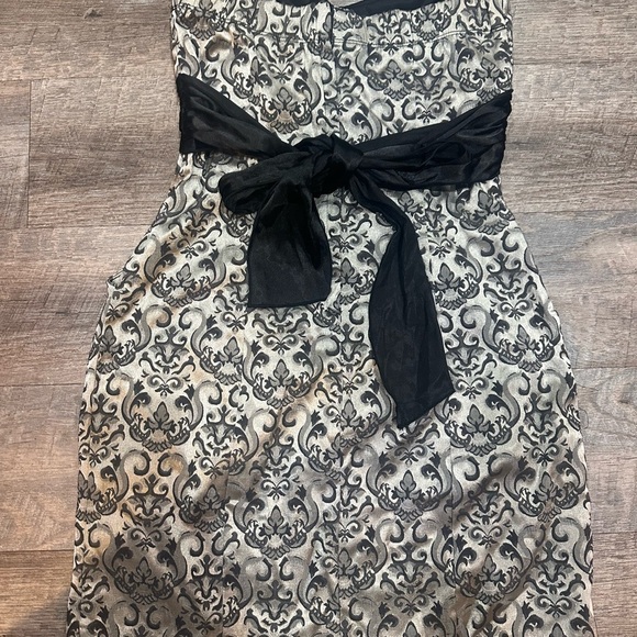 Speechless gray/black strapless party dress size 3 - Picture 5 of 12